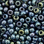 Miyuki Rocalla 6/0 Metallic iris gunmetal 6-456