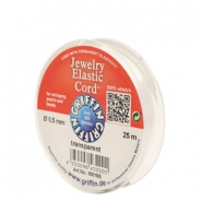 Hilo de nailon el&aacute;stico Griffin stretch (200%) &Oslash;0.5mm Transparente