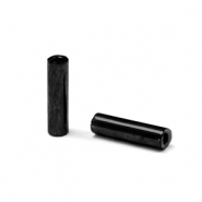 Abalorios Miyuki bugles 6mm Opaque black BGL2-401