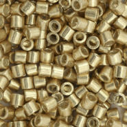 Abalorios Miyuki Delica's 8/0 Duracoat galvanized champagne DBL-1834