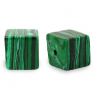 Piedras naturales cuadrado 4mm Verde