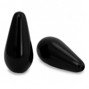 Abalorios Polaris Elements gota Mosso shiny Negro azabache