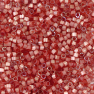 Abalorios Miyuki Delica's 11/0 Silk satin dyed dark berry red DB-1805