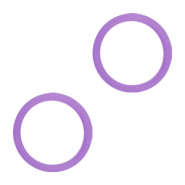 Anillo elástico Púrpura