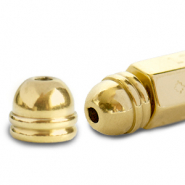 Joyer&iacute;a message beads C.U.S&reg; teminal Dorado (sin n&iacute;quel)