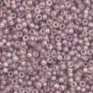 Miyuki Rocalla 11/0 Transparent matte ab smoky amethyst 11-142fr