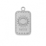 Colgantes Acero Inox La Luna 'Power' Plateado