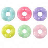 Abalorios con look acr&iacute;lico onda Multicolor pastel