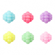 Abalorios con look acr&iacute;lico Multicolor pastel