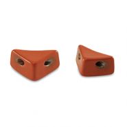 Abalorios Tile tri&aacute;ngulo Rojo coral