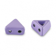 Abalorios Tile tri&aacute;ngulo P&uacute;rpura paisley