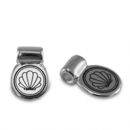 Correderas metálica DQ concha Plata vieja (sin níquel)