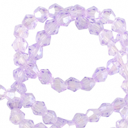 Abalorios faceteados bicono 6mm P&uacute;rpura Victoriano