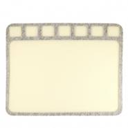 Tapete para cuentas Beadsmith 36x28cm Beige-gris