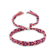 Pulseras Trendy Púrpura uva-rosa coral