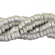 Abalorios Katsuki 6mm Plateado-revestimiento pearl shine