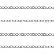 Fornituras Acero Inox cadena jasseron anclaje Plateado