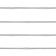 Fornituras Acero Inox cadena jasseron Plateado