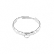 Anillos Acero Inox con anilla Plateado
