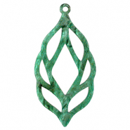 Colgantes de resina Multicolor&nbsp;verde