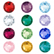 Piedras de nacimiento mix Preciosa SS16 base plana (4mm) Multicolor