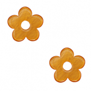 Colgantes Polaris Lucido flor Naranja zanahoria