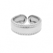 Anillos Acero Inox Plateado