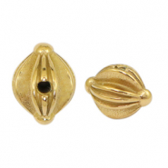 Abalorios Acero Inox deco Dorado