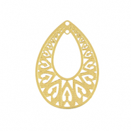 Colgantes Acero Inox bohemios gota Dorado