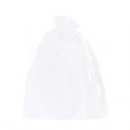Bolso de organza 10x12cm Blanco