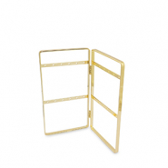 Expositor de joyería para pendientes Dorado