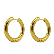 Pendientes Acero Inox criolla Dorado