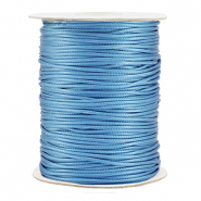 Hilo macram&eacute; trenzado 1.5mm Azul real