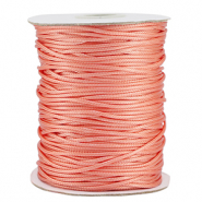 Hilo macram&eacute; trenzado 1.5mm Naranja coral