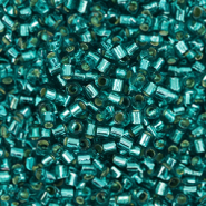 Abalorios Miyuki Delica's 15/0 Silver Lined Caribbean Teal DBS1212