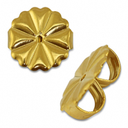 Fornituras acero inox cierre de pendientes Dorado