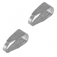 Fornituras Acero Inox enganche para colgante Plateado