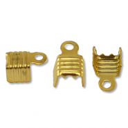 Fornituras Acero Inox terminal para cintas Dorado