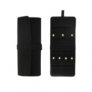 Estuche de joyas para viaje pequeño negro