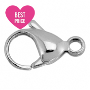 Mosquetón de acero inox 9mm plata (acero inox)