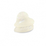 Accesorios pinza para el pelo coraz&oacute;n Blanco