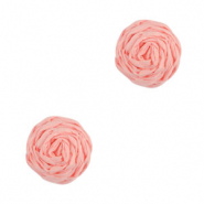 Colgantes Rafia 12mm Rosa claro