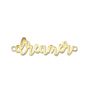 Colgantes Acero Inox entrepieza ''dreamer'' Dorado