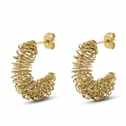 Pendientes Acero Inox Oro