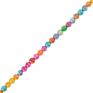 Abalorios conchas redonda Multicolor