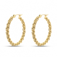 Pendientes Acero Inox criolla Dorado