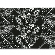 Set de 4 bandanas Negro-blanco