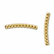 Abalorios Acero Inox tubo Dorado