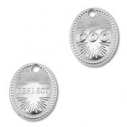 BY31® Colgante Acero inox números angelicales 666 / reflect Plateado