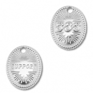 BY31® Colgante Acero inox números angelicales 333 / support Plateado